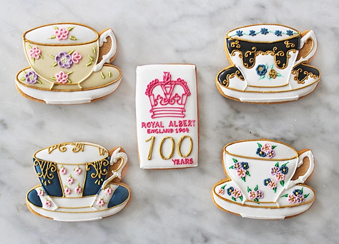 Case Study Bespoke Biscuits for Royal Albert s 100YearsofTea